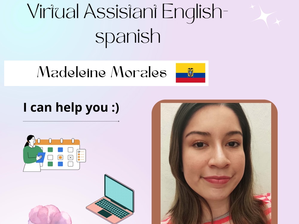 Your virtual Spanish and English Assistant Upwork