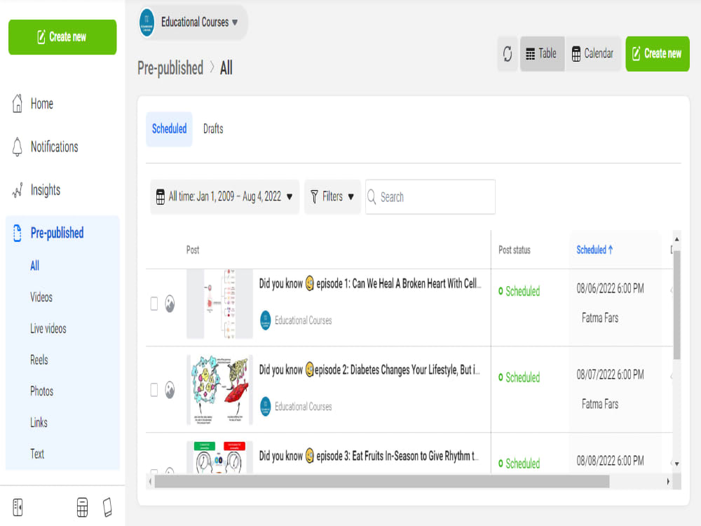 Facebook page management Social media manager Facebook marketing
