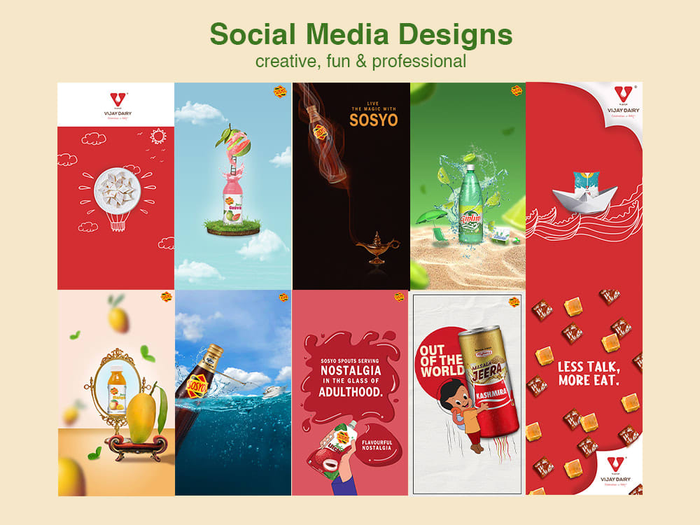 Creative Social Media designs for Instagram, Facebook, etc. | Upwork