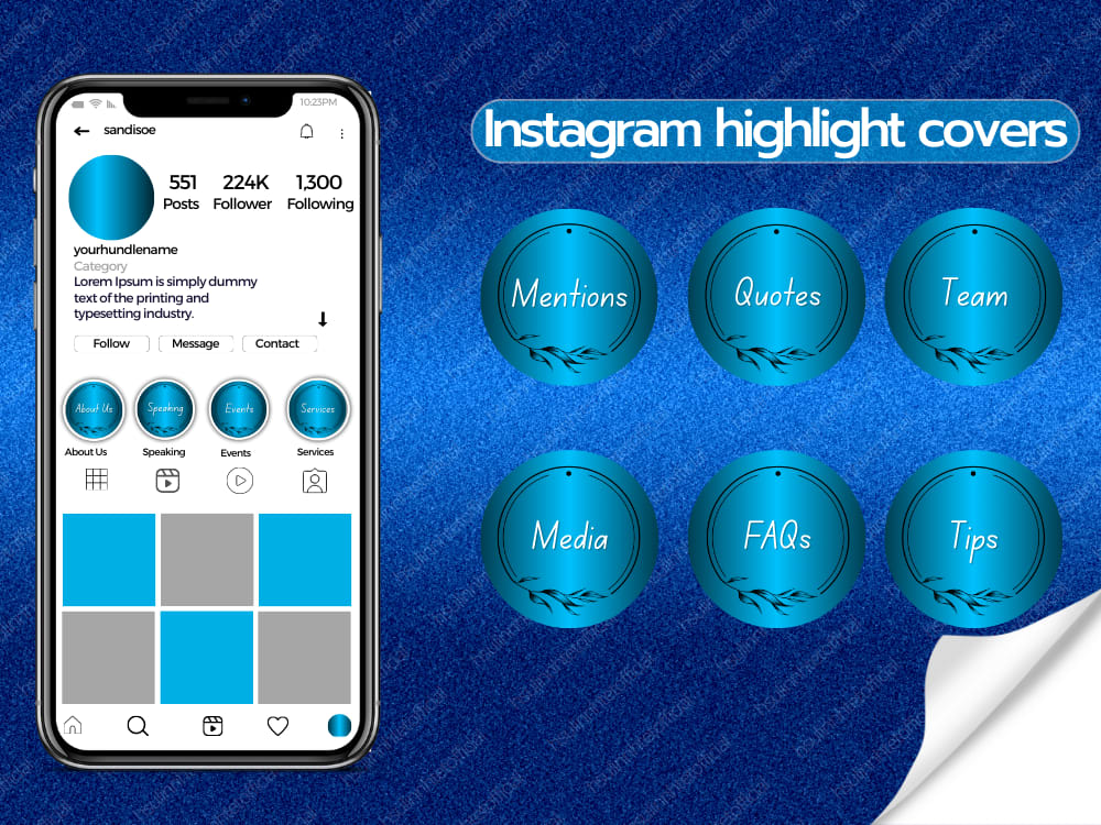 Unique Custom Instagram Highlight Covers | Upwork