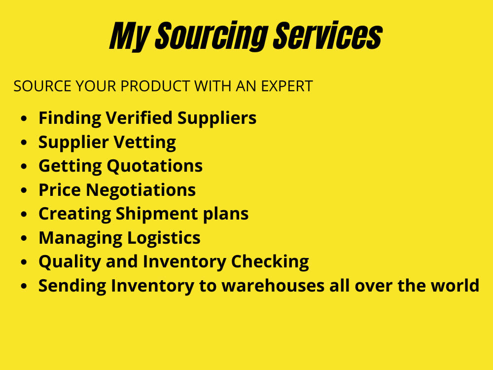 Amazon product sourcing supplier sourcing for your amazon fba business
