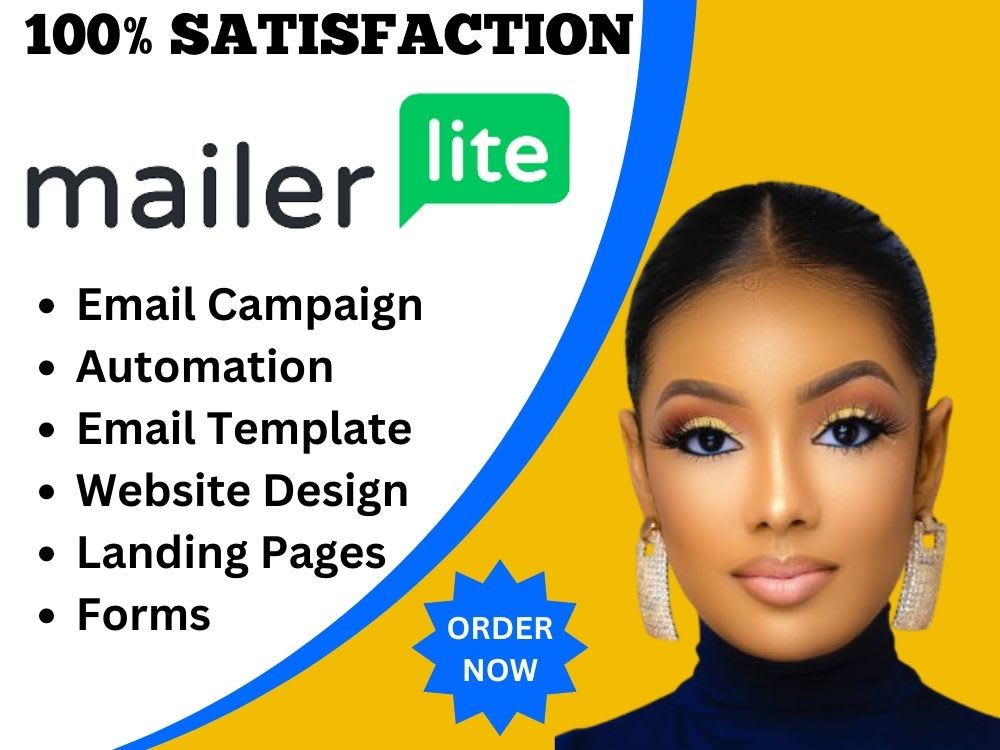 Mailerlite email automation mailerlite landing page website design Upwork