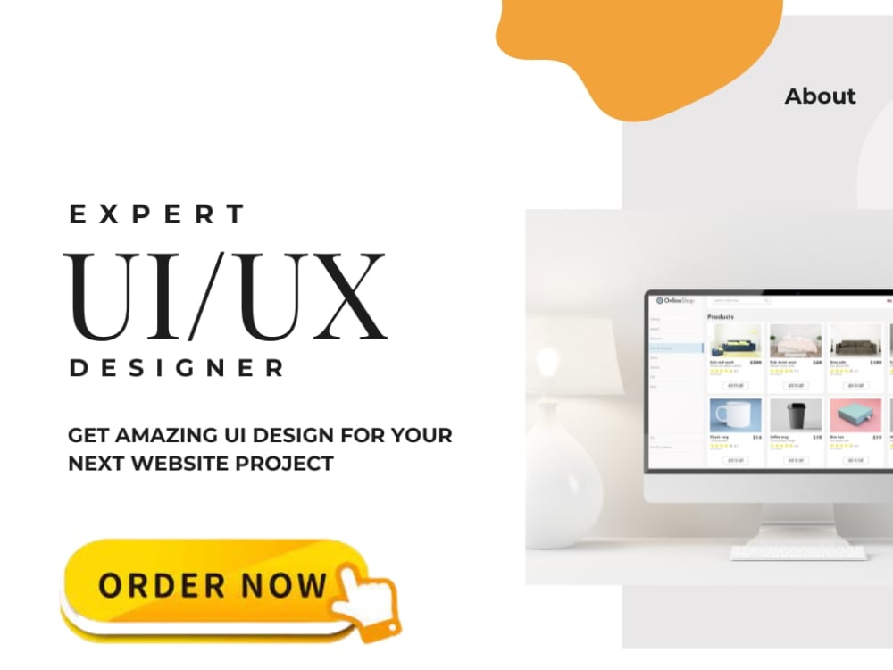 Responsive website UI UX design, web UI or landing page UI design in ...