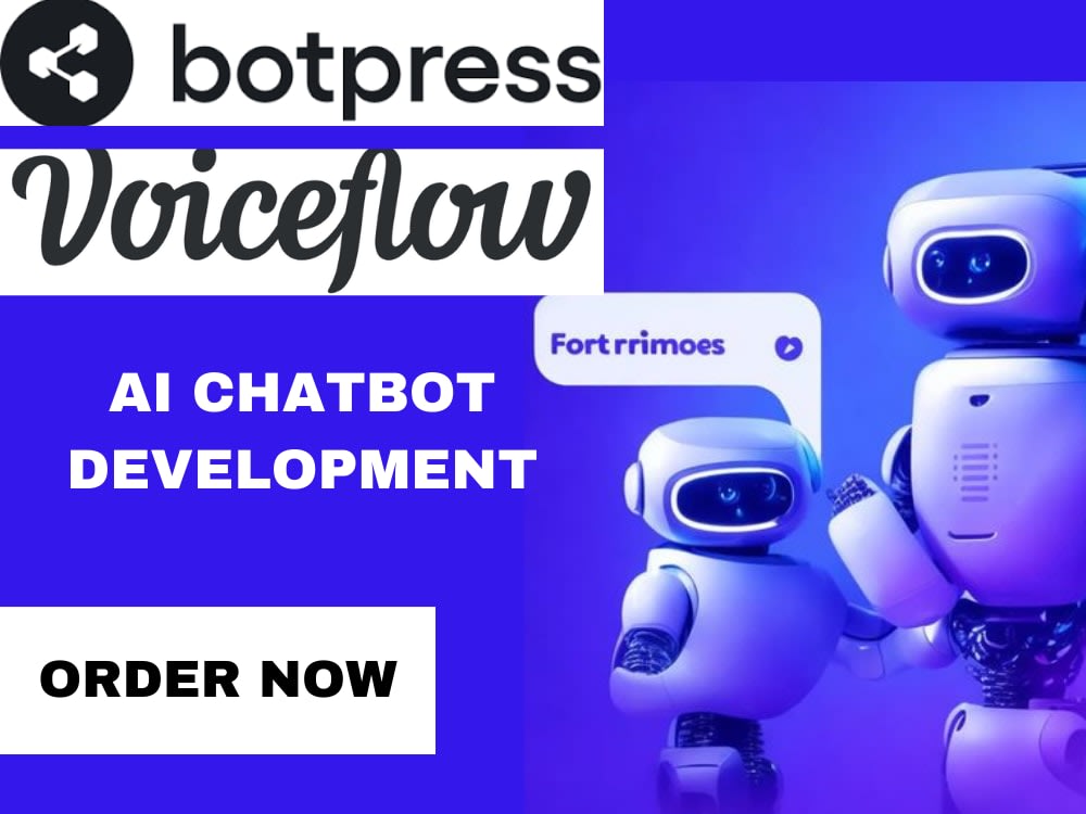 A personalized Botpress | Voiceflow | AI Chatbot Automation | Upwork