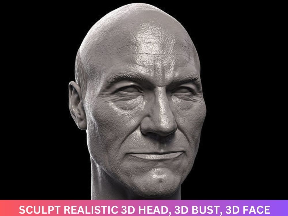 Zbrush Sculptor, Figurine, Sculpt Realistic 3d Head & Hair for 3d Printing