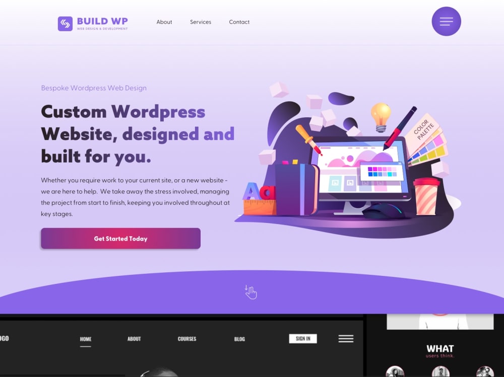 A Bespoke Wordpress Website Upwork