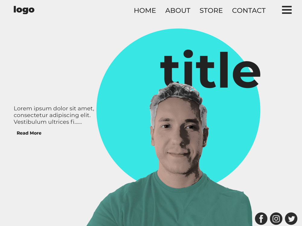 A Professional Landing Page with smooth scrolling and parallax banner