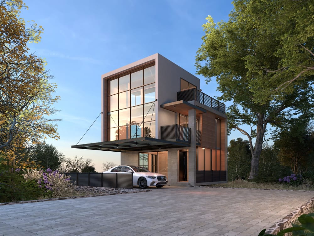 A professional exterior design | Upwork