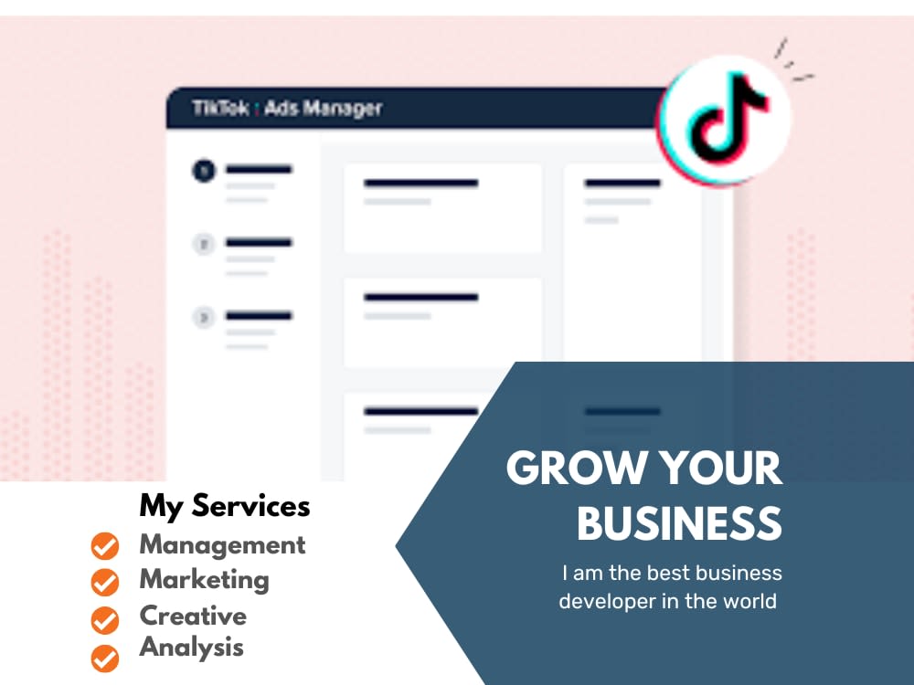 TikTok management and Ad campaigns to grow your business. Upwork