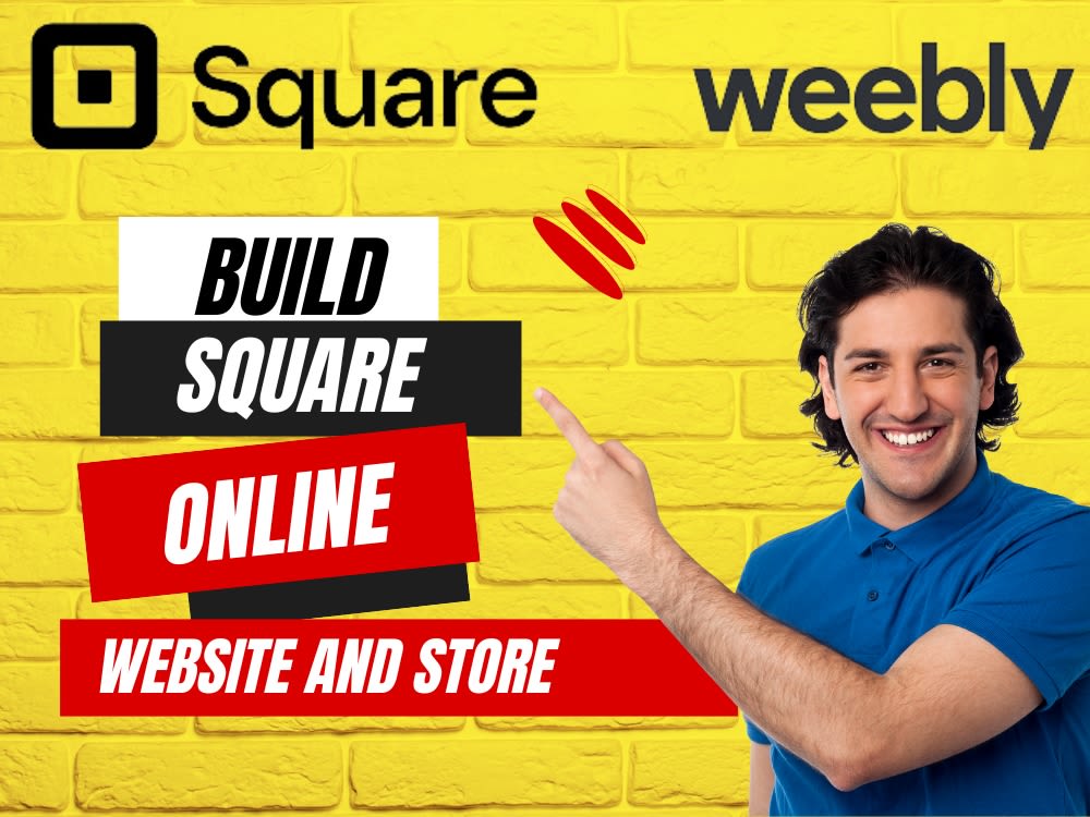 A Square Online website design, and Square Up online