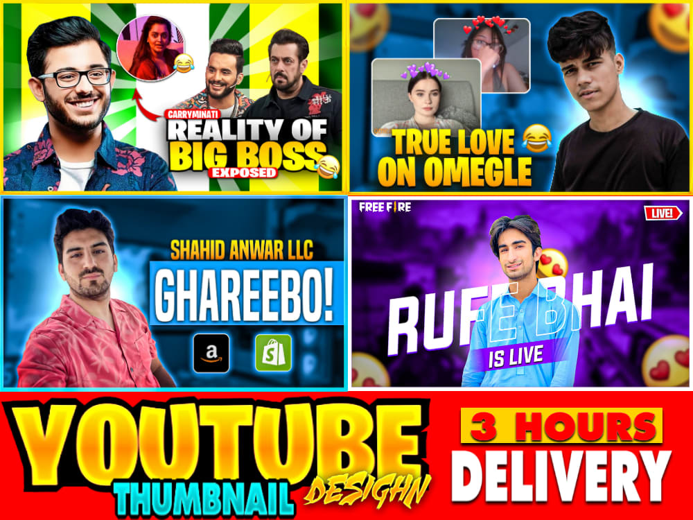A PROFESSIONAL THUMBNAIL DESIGN | Upwork