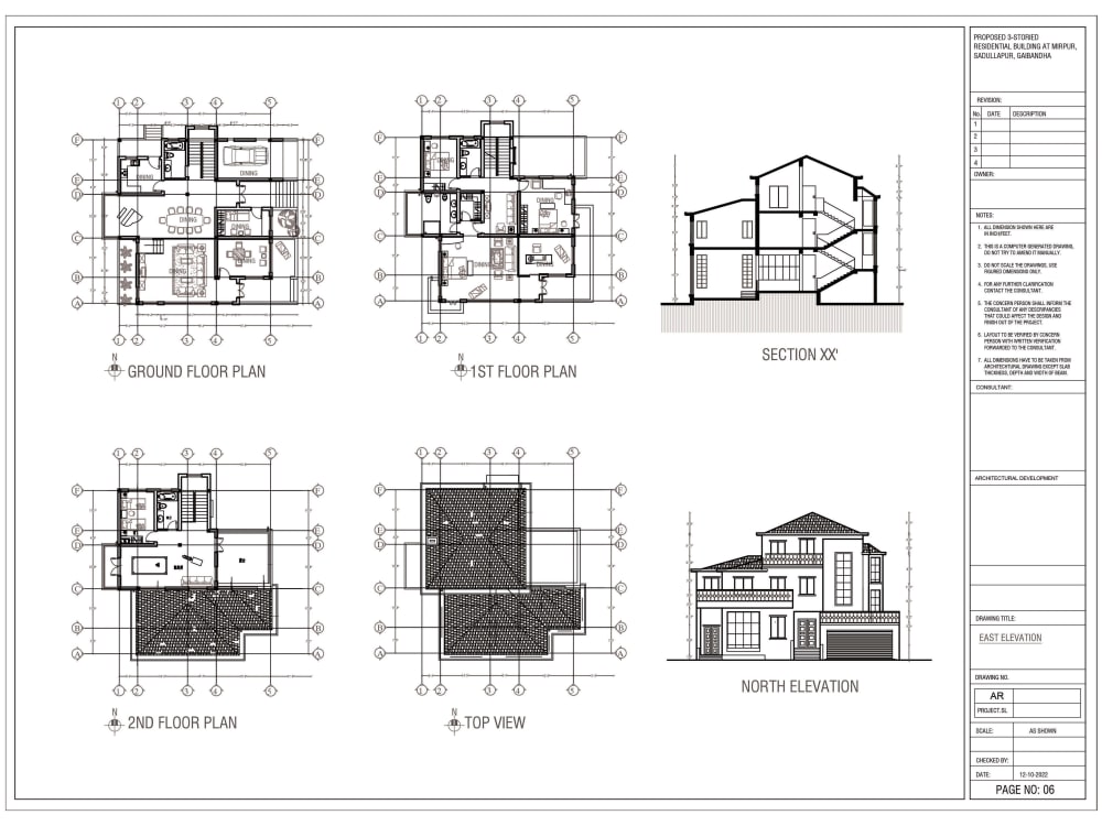 Redraw or draw floor plan in AutoCAD 2d | Upwork