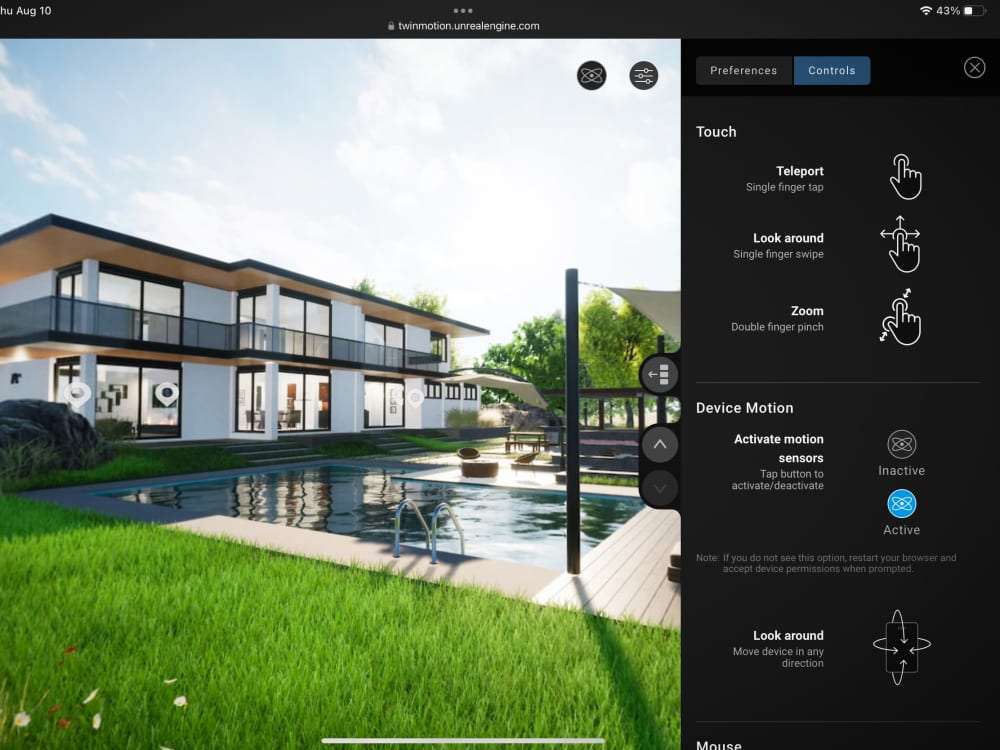 A Twinmotion Cloud Hosted Architecture 360 Panoramic Set Upwork
