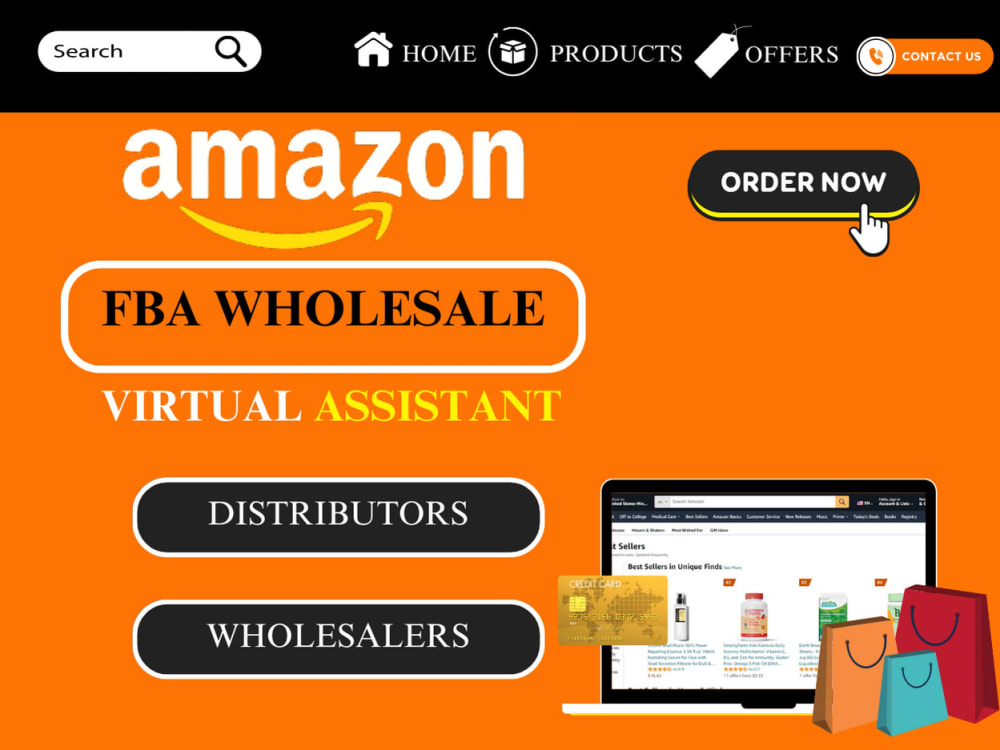 Amazon FBA wholesale suppliers Upwork