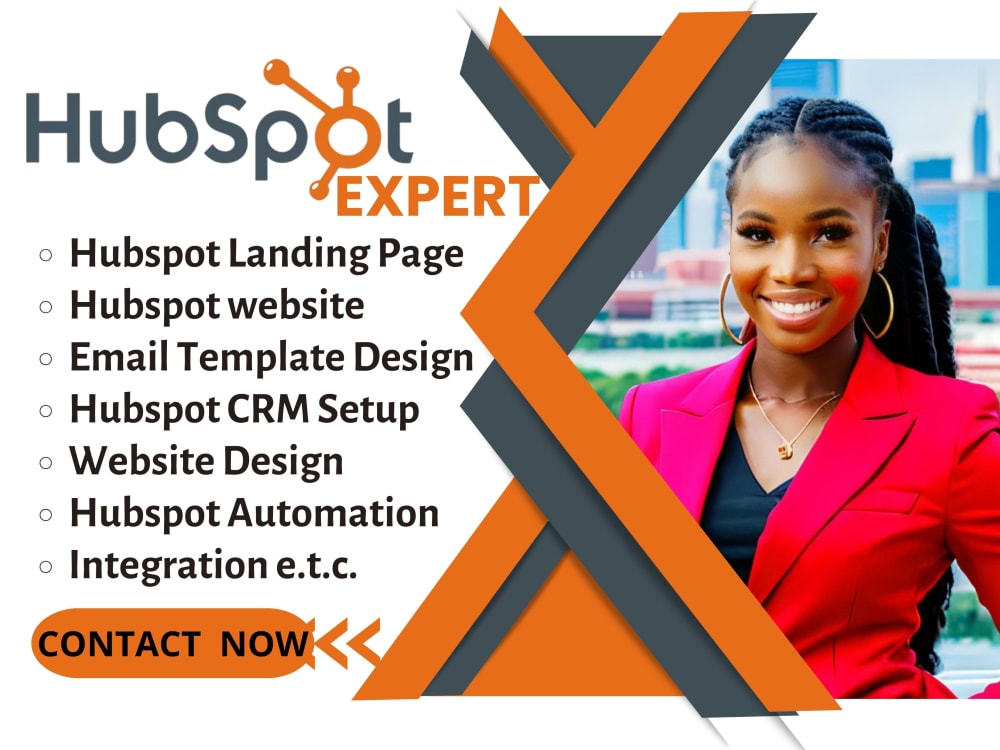 Hubspot CRM setup, configuration and implementation, landing page