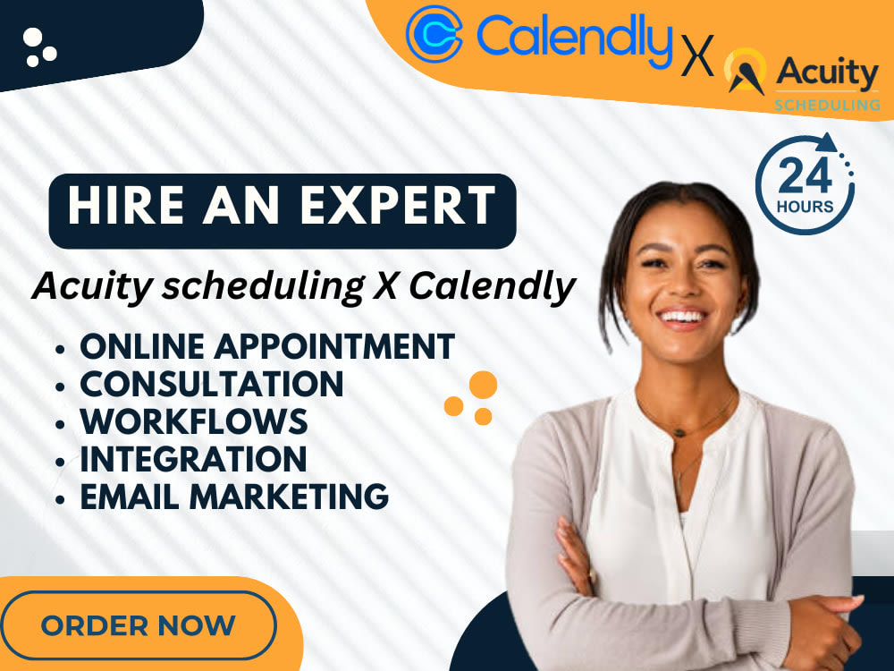 Effective Calendly Acuity Scheduling Square Space Online booking Upwork