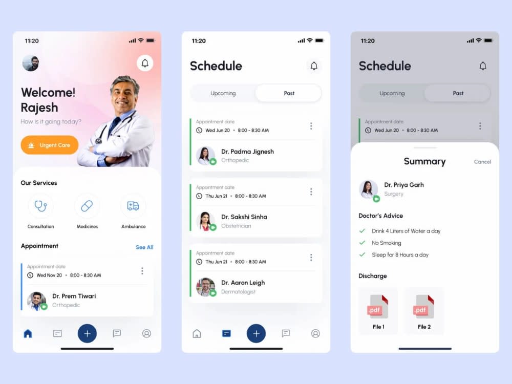 Doctor and patient app for hospital management & online consultation