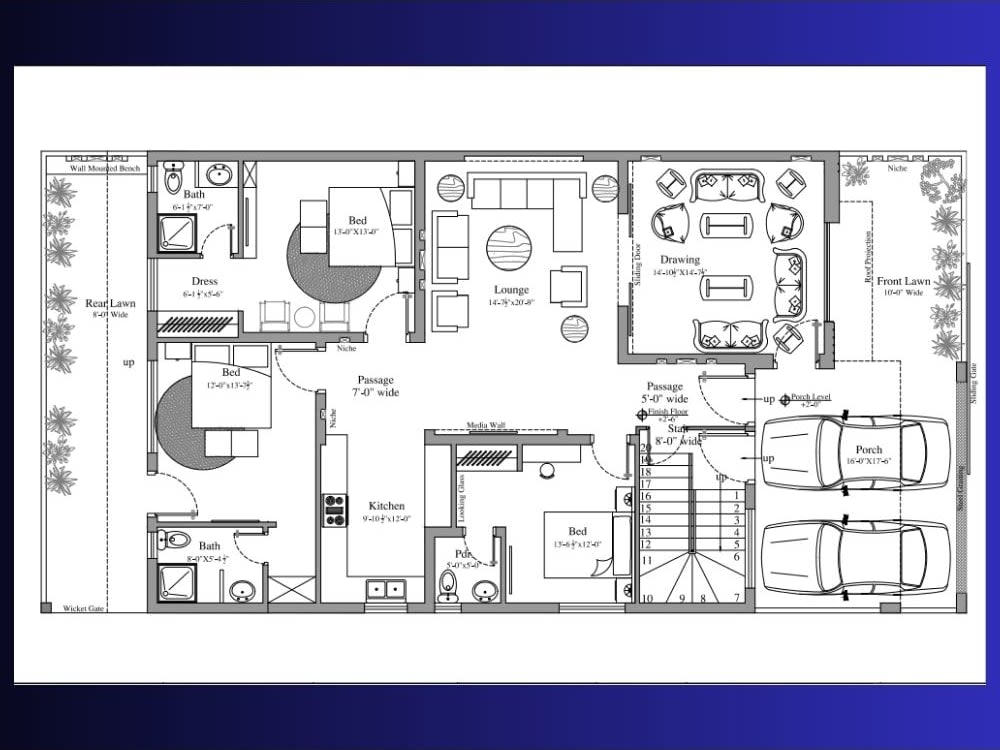 A fantastic architectural construction drawing set in auto cad Upwork