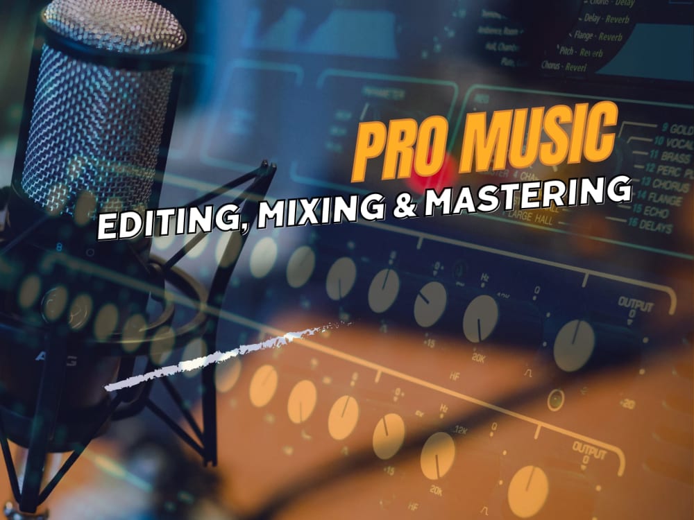 A professionally mixed and mastered track Upwork