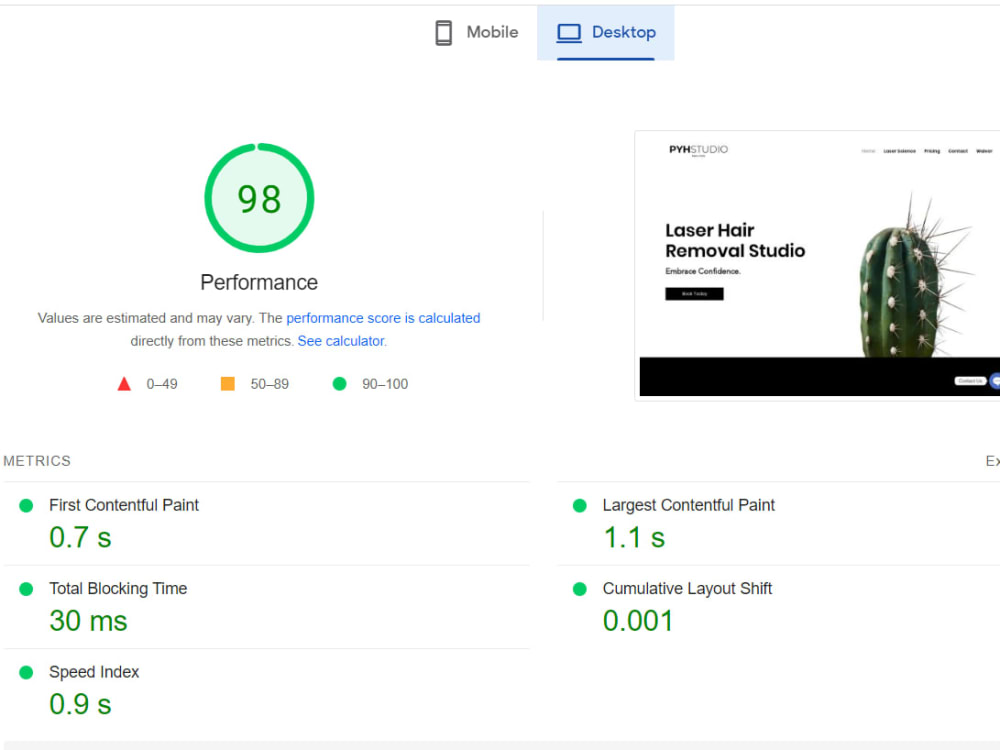 Fix core web vital issues for website page speed optimization | Upwork