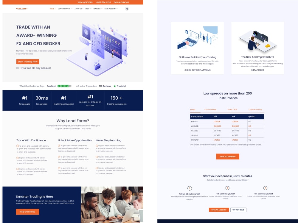A professional landing page design that converts | Upwork