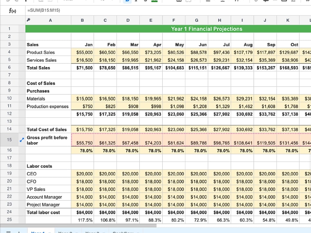 Excel/Google Spreadsheet (Data Entry, Create Profit & Loss, etc