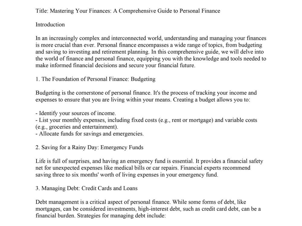 Budgeting with Variable Income: Personal Finance Strategies for Stability