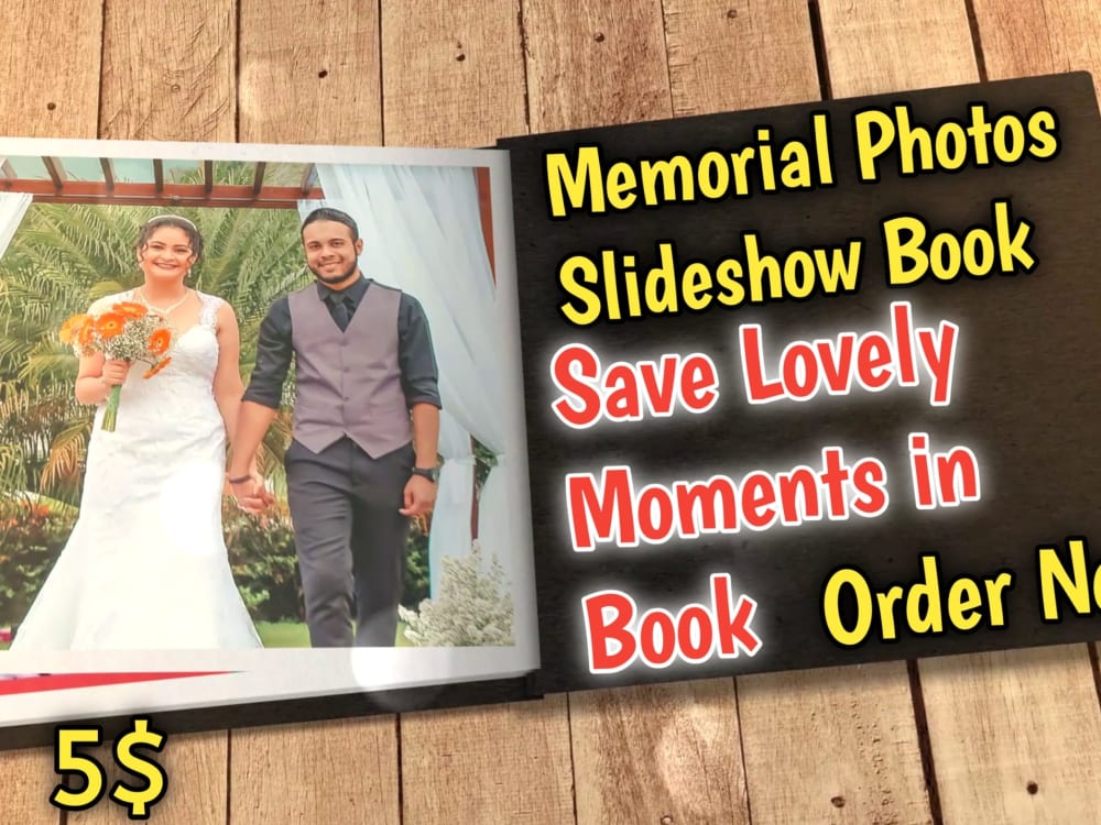 Funeral, weddings, happy birthday, anniversary memorial photo