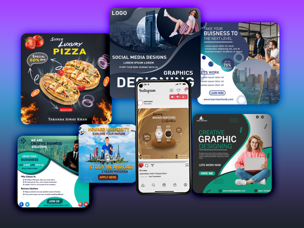 Stunning graphic designs in Photoshop and Illustrator | Upwork