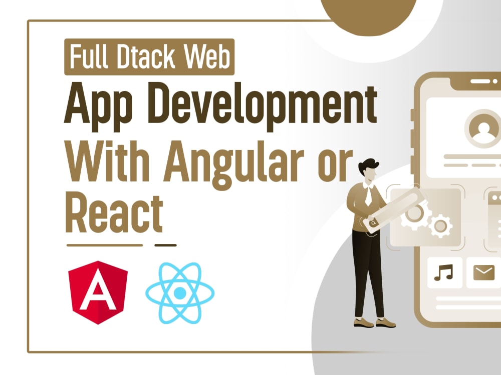 A full website written in angular or react | Upwork