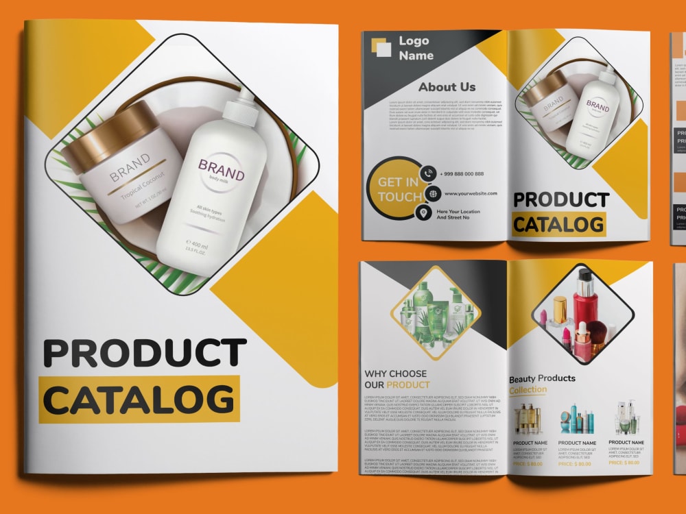 Clean catalog design,product catalog,sell sheet,magazine etc Upwork
