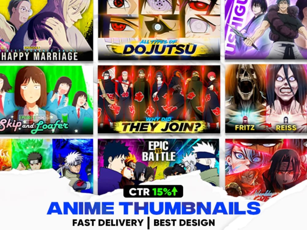 Placeit -  Thumbnail Maker for a Review on Martial-Arts-Themed Anime