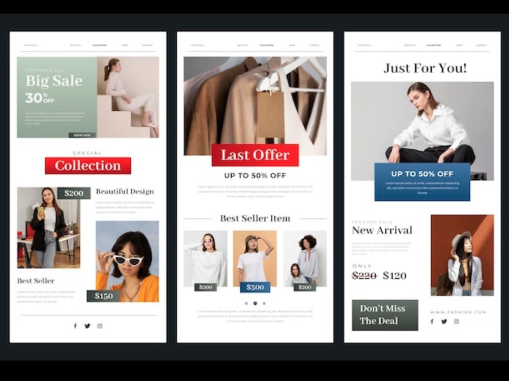 Klaviyo Email Newsletter Template Design & Development | Upwork