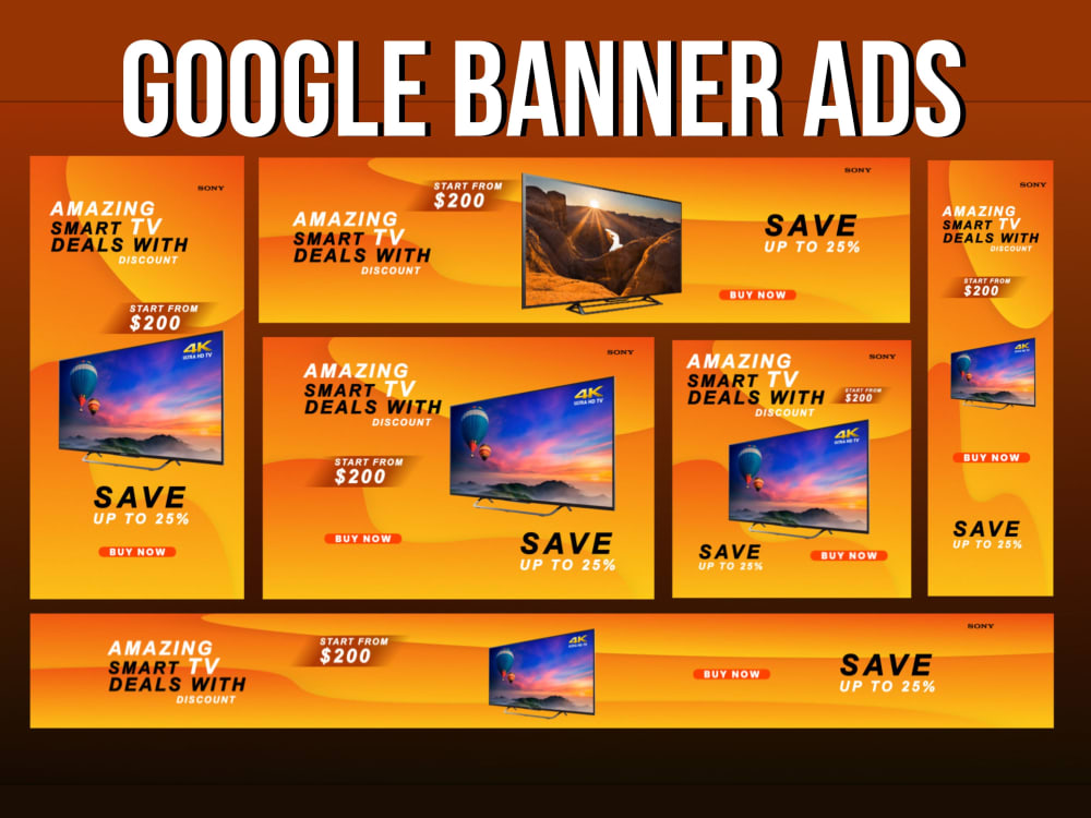 Animated GIF Banner Google Banner Ads HTML5 Animated Banner Design | Upwork