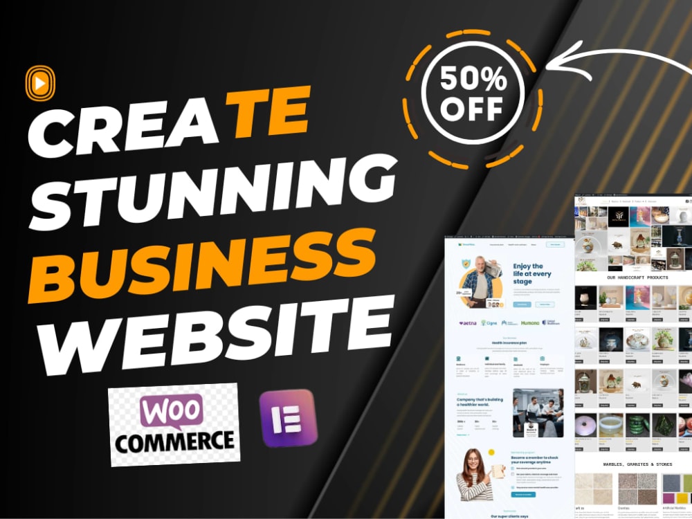 Create perfect stunning business website | Upwork