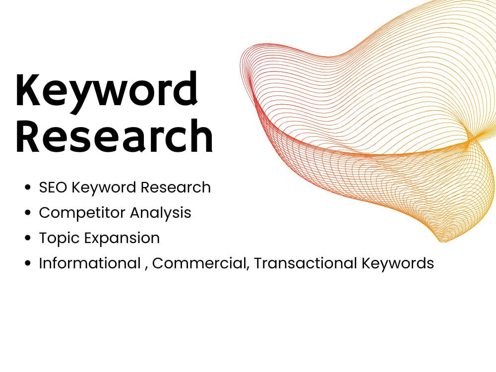 SEO Keyword Research Competitor Analysis Keyword Expansion Upwork
