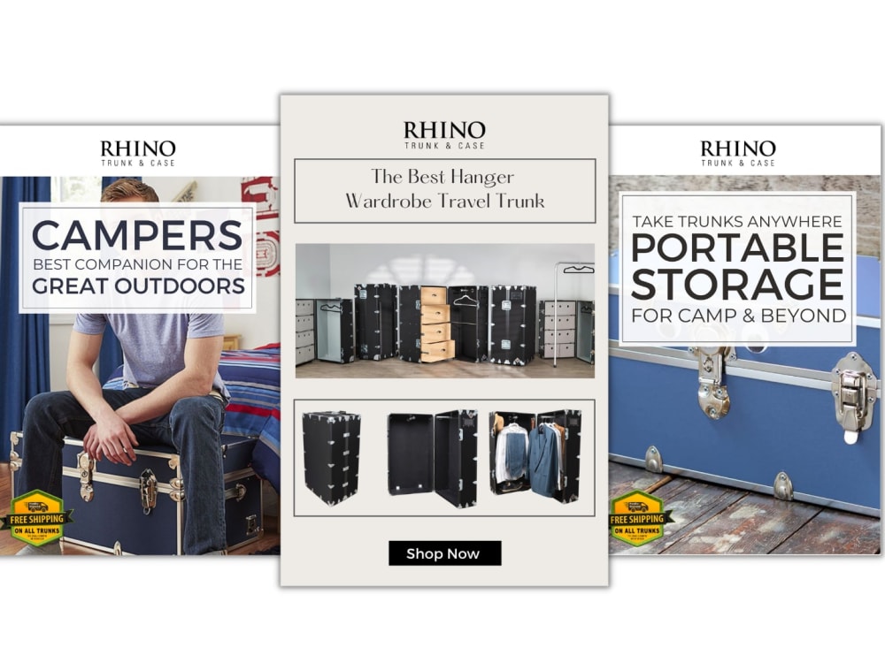 Rhino Hanger Wardrobe Travel Trunk