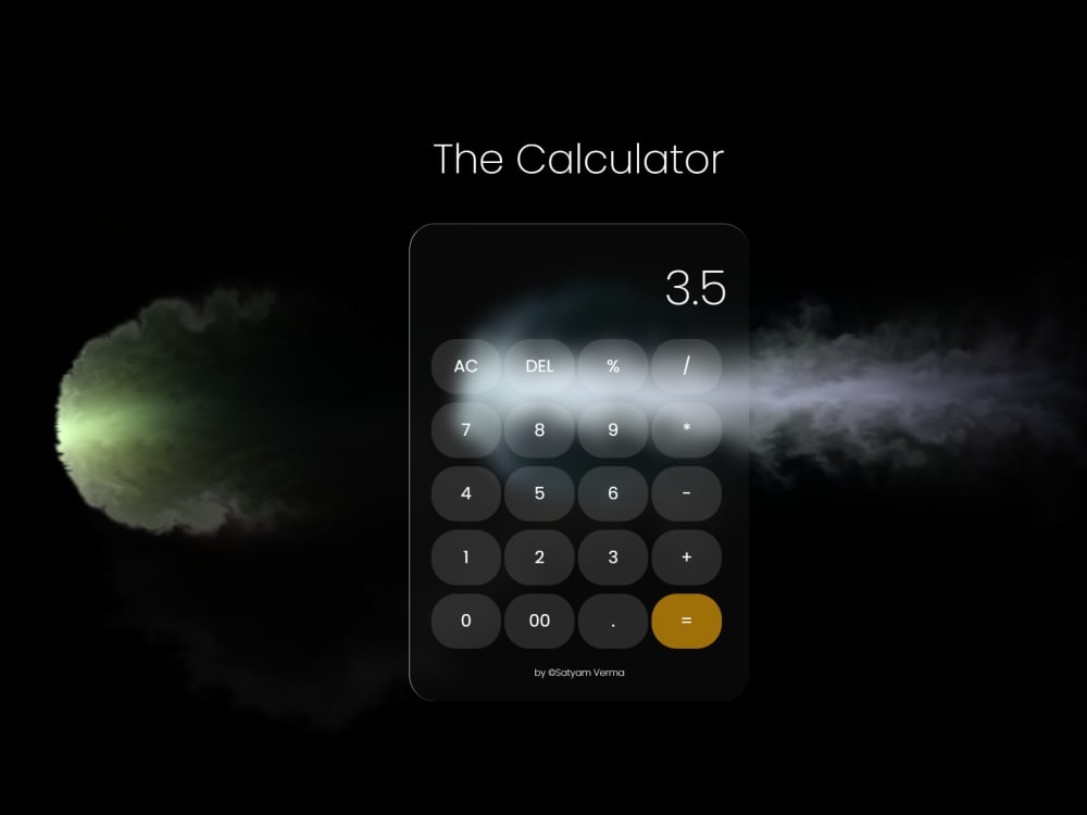 An UI calculator which is built with next-gen UI | Upwork