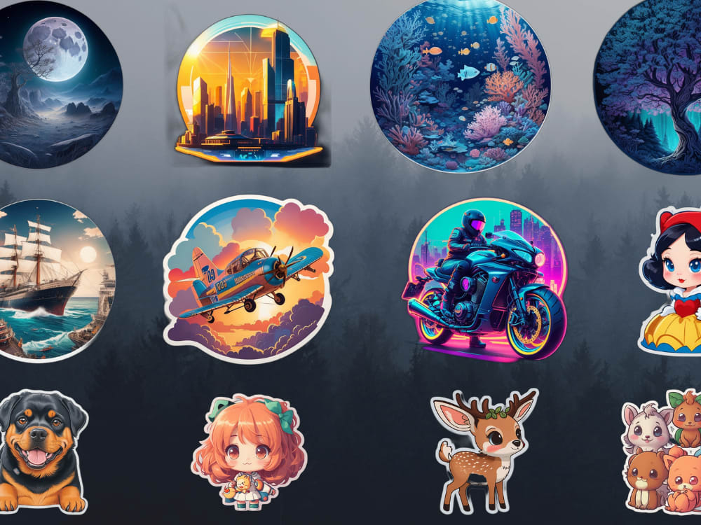 Unique Custom Stickers Here! Upwork