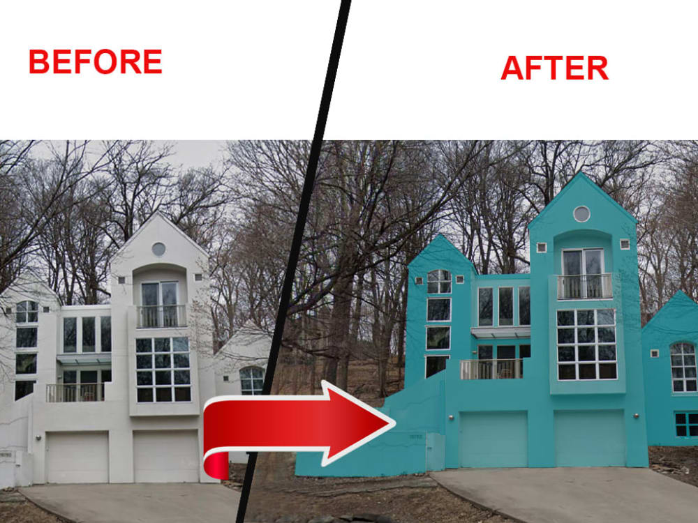 Professionally repaint your house exterior Upwork