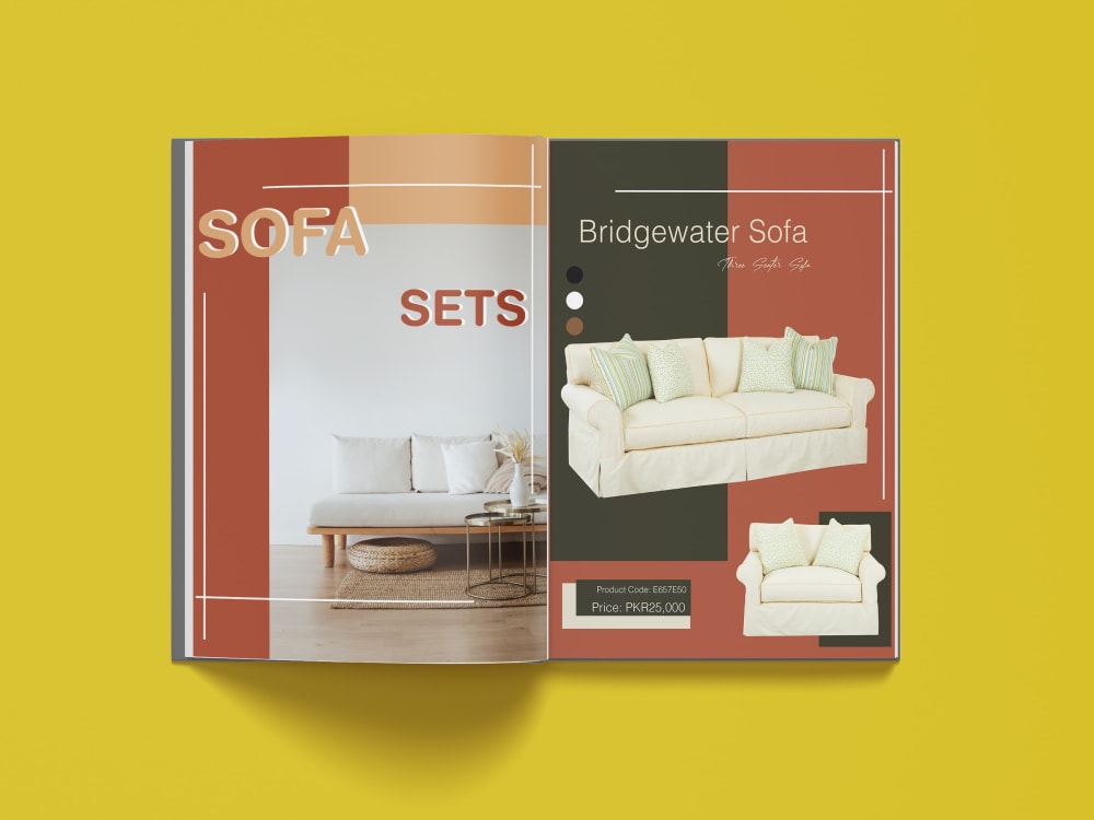 Amazing catalog design for your company. Upwork