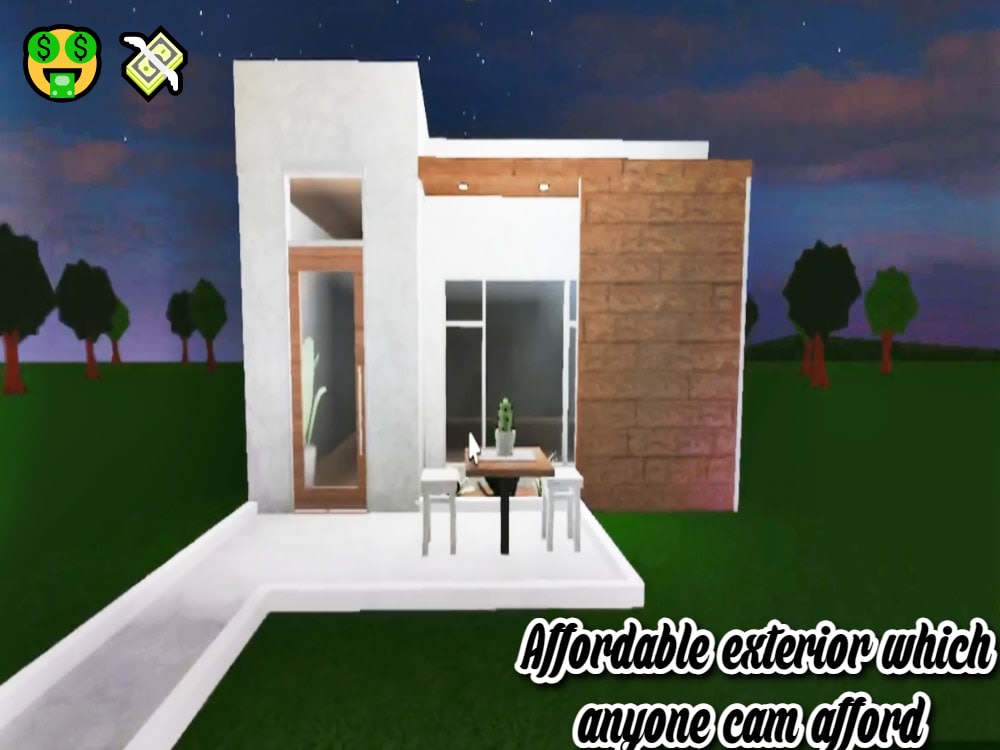 Affordable and modern Bloxburg house