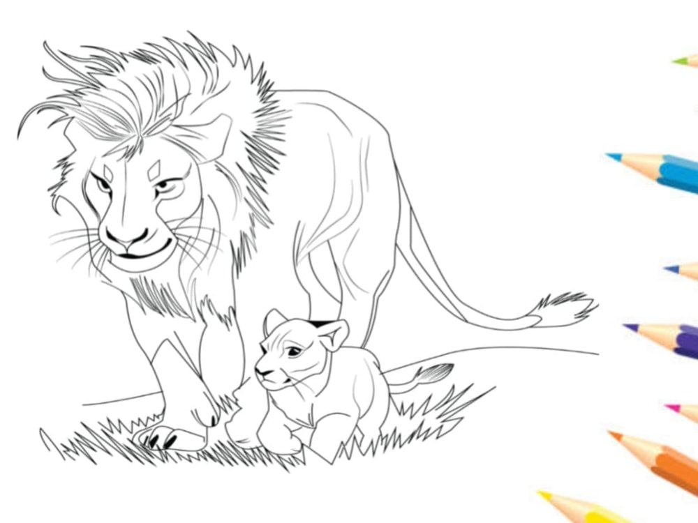 Amazing colouring book pages for kids | Upwork