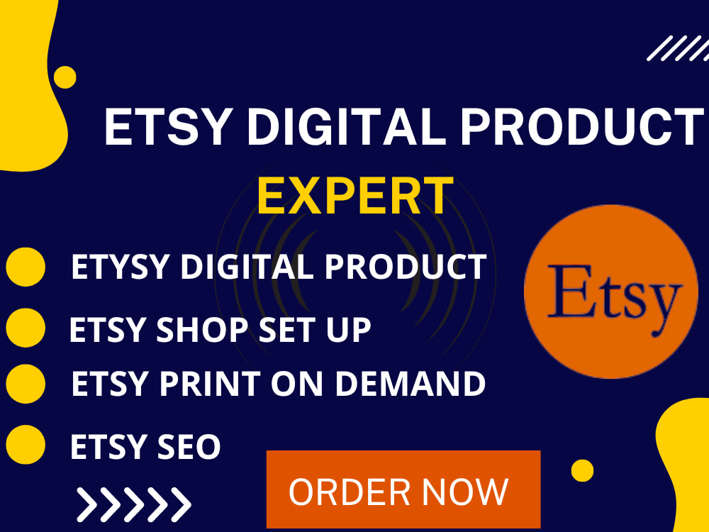 Set up a etsy digital product etsy digital planner Upwork