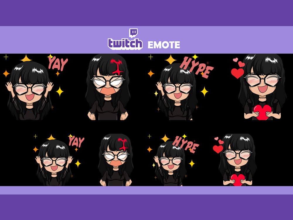 Hello everyone Today I made a small FREE game from Twitch emotes