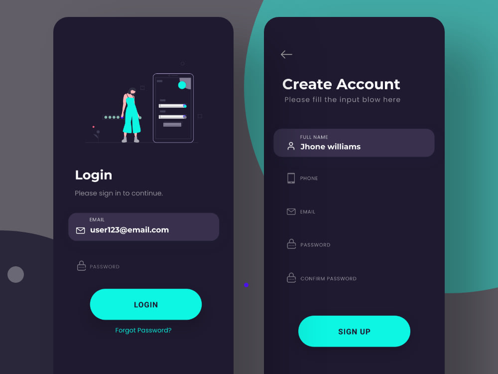 UI UX design of login page UI, web UI, landing page, in figma | Upwork