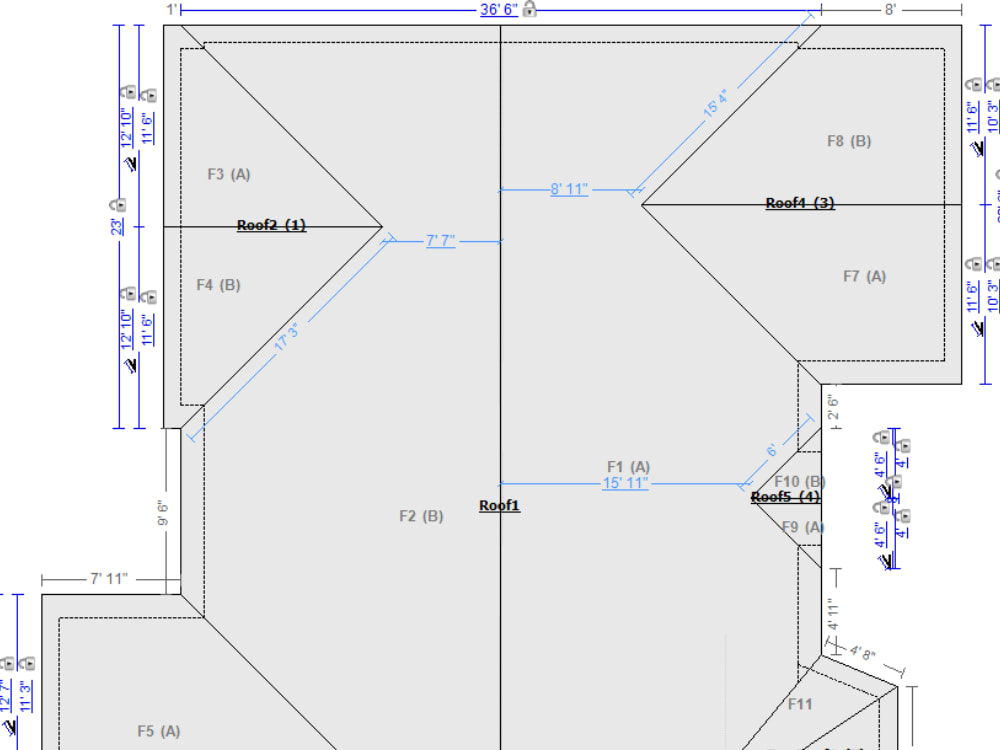 Xactimate roof damage estimate and Sketches Upwork
