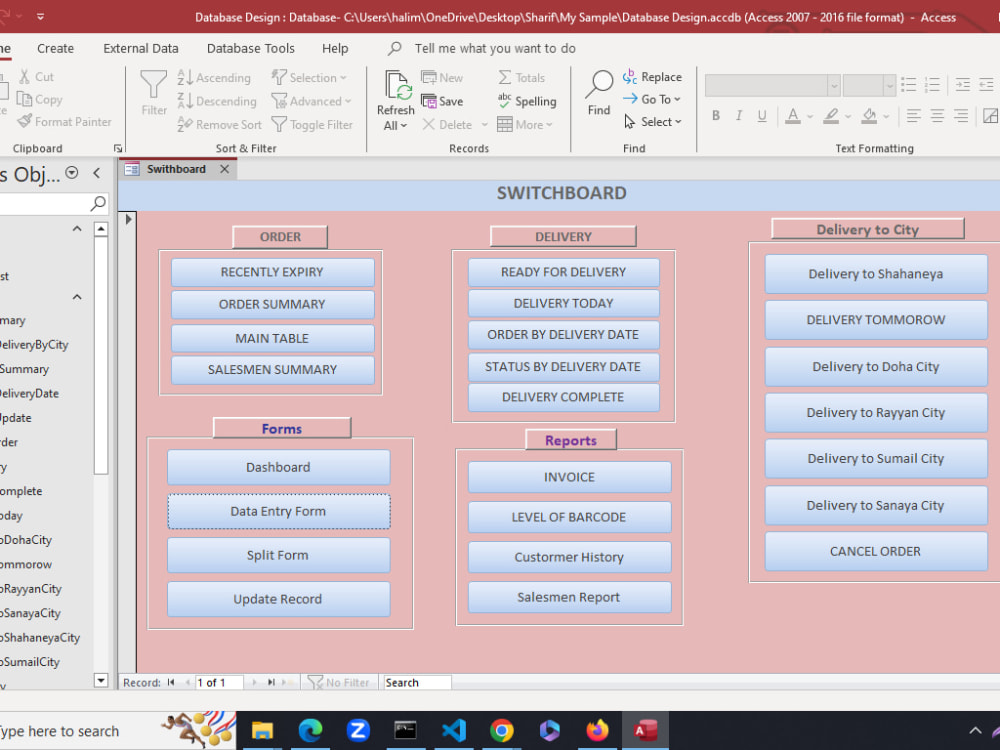 Database design and management with Access | Upwork