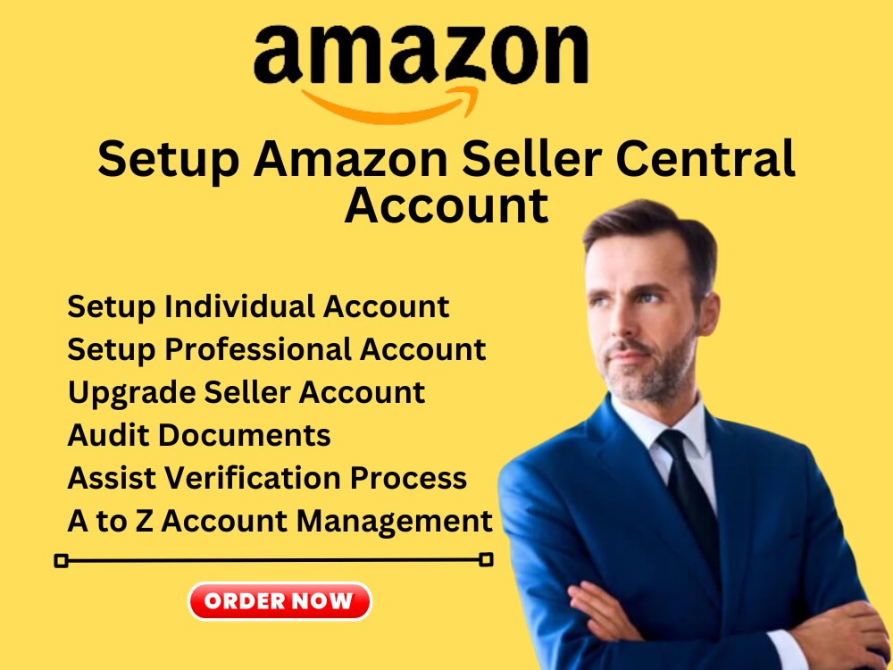 Setup Amazon seller central account, managing professionally Upwork