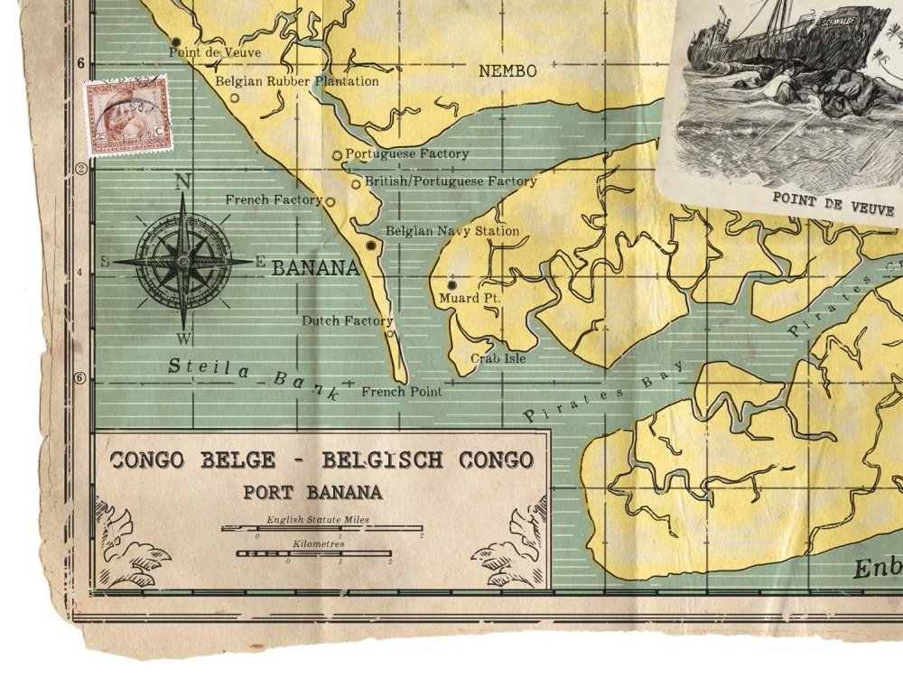 A mesmerizing fantasy map illustration. Upwork